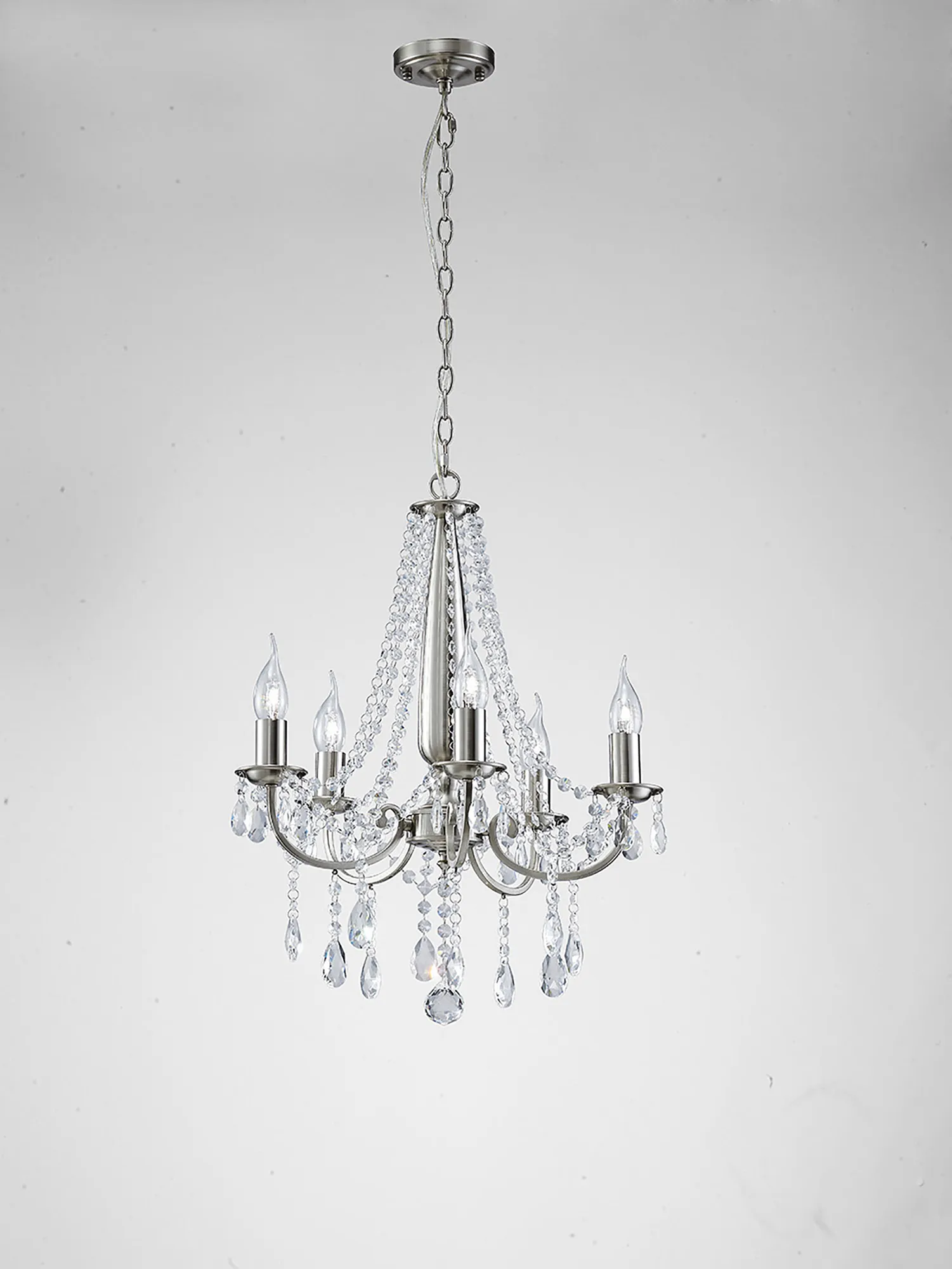 IL30975  Kyra Crystal Pendant 5 Light